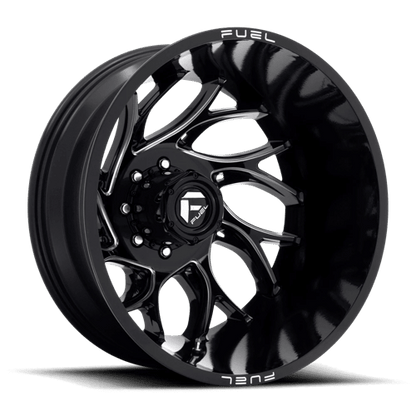 Fuel 1PC RUNNER DRW 22X8.25 8X200 -176 NBL (DR)