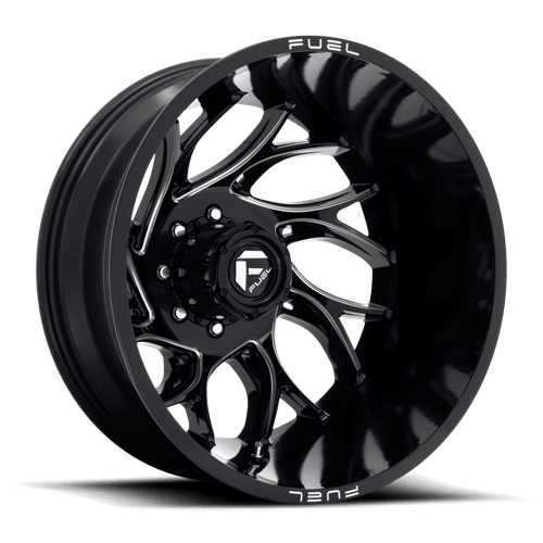 Fuel 1PC RUNNER DRW 22X8.25 8X6.5 -214 NBL (DR)