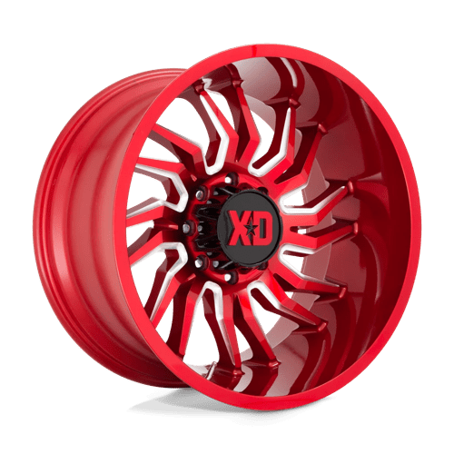 XD XD858 22X10 6X135 CANDY RED MILLED -18MM