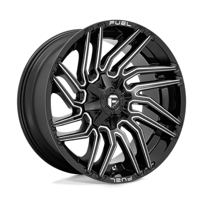 Fuel 1PC TYPHOON 22X10 8X180 124.3 NBL -18MM