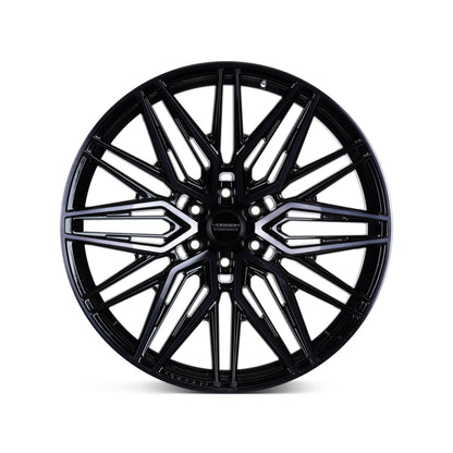 Vossen HF6-5 Double Tinted Gloss Black Wheel