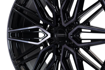Vossen HF6-5 Double Tinted Gloss Black Wheel