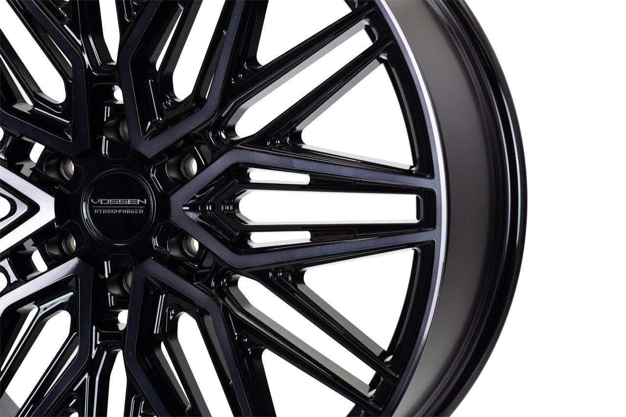Vossen HF6-5 Double Tinted Gloss Black Wheel