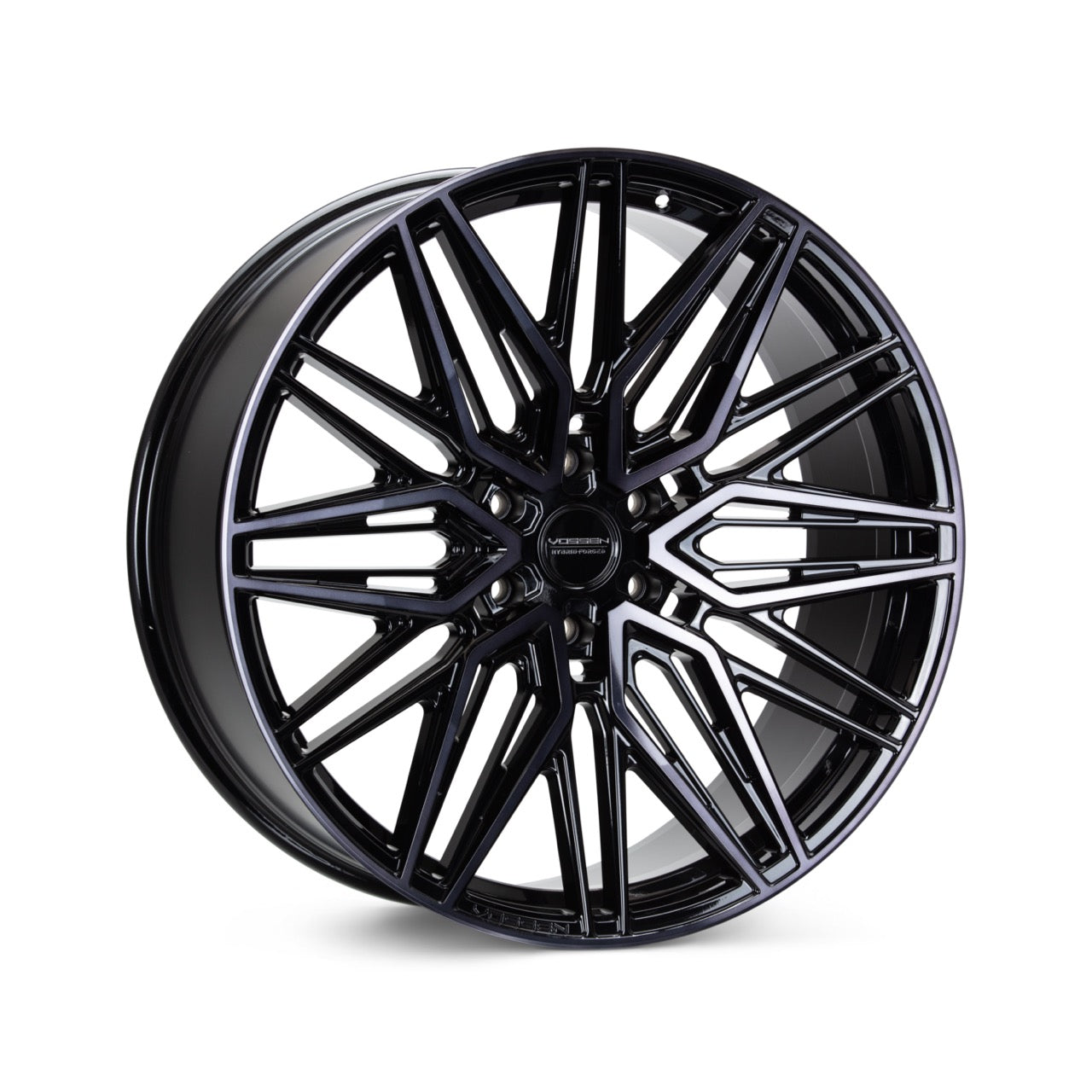 Vossen HF6-5 Double Tinted Gloss Black Wheel