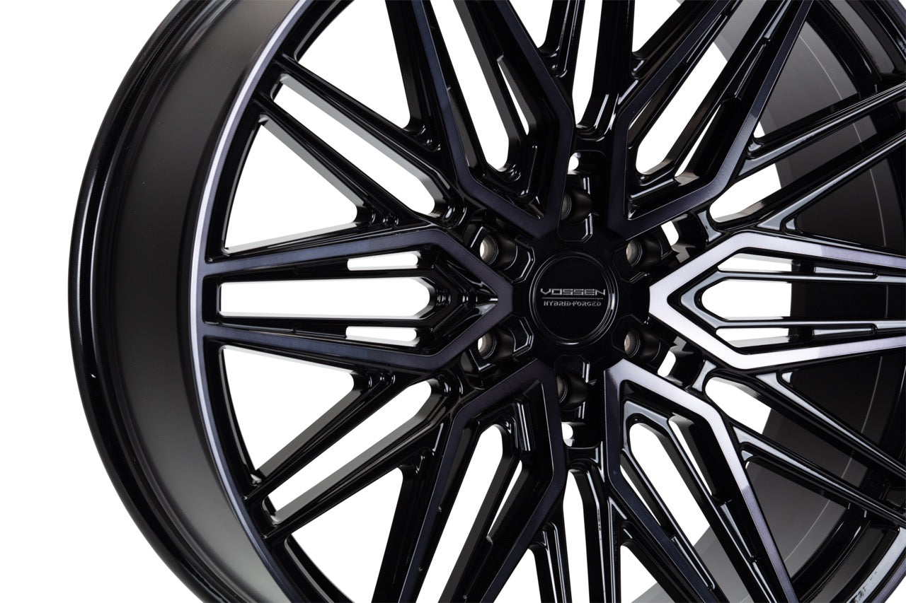 Vossen HF6-5 Double Tinted Gloss Black Wheel