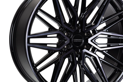 Vossen HF6-5 Double Tinted Gloss Black Wheel