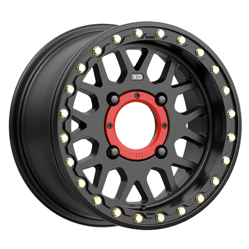 XD Powersports GRENADE UTV BL 15X6 4X110 S-BLK 38MM