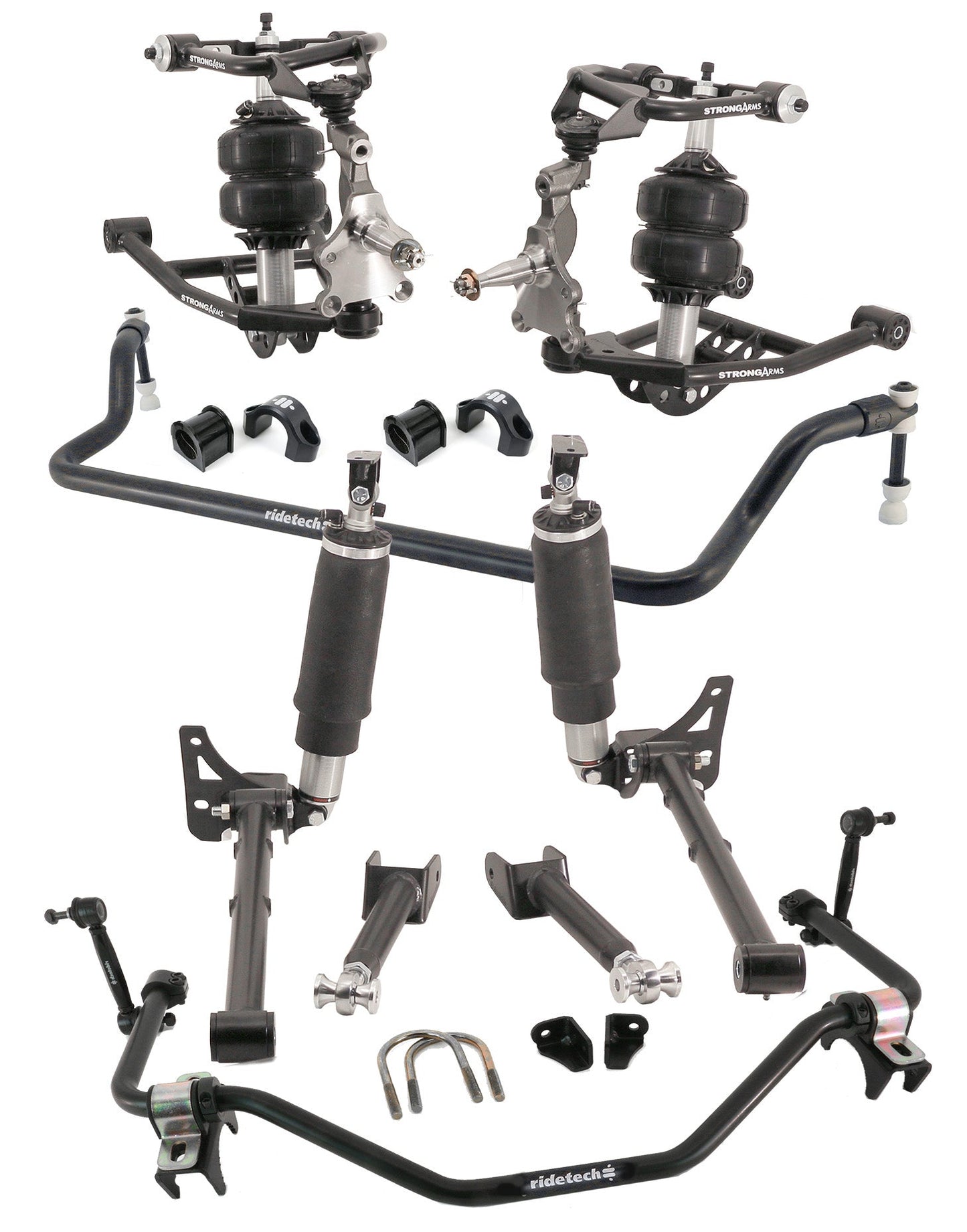 Ridetech 11240298 HQ Air Suspension System for 1968-1972 GM A-Body.