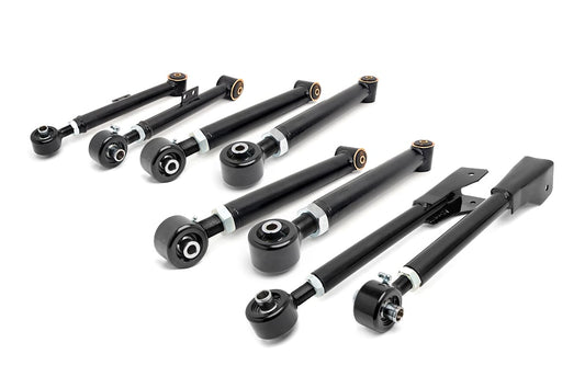 Rough Country 11470 X-Flex Control Arms | Complete Set | Jeep Wrangler TJ (97-06)/Wrangler Unlimited (04-06)