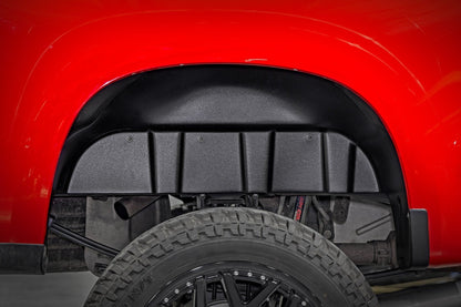 Rough Country 4519A Rear Wheel Well Liners | Chevy Silverado 1500 2WD/4WD (2019-2026 & Classic)