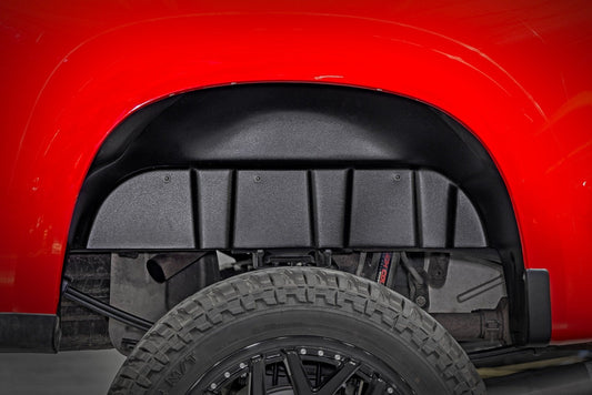 Rough Country 4519A Rear Wheel Well Liners | Chevy Silverado 1500 2WD/4WD (2019-2026 & Classic)