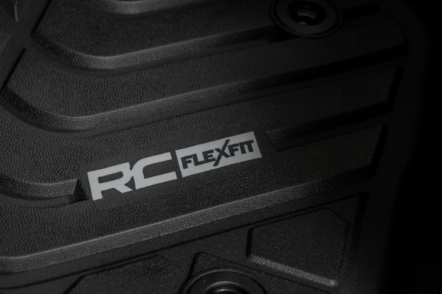 Rough Country FF-71216 Flex-Fit Floor Mats | Front and Rear | Toyota Tacoma 2WD/4WD (2016-2023)