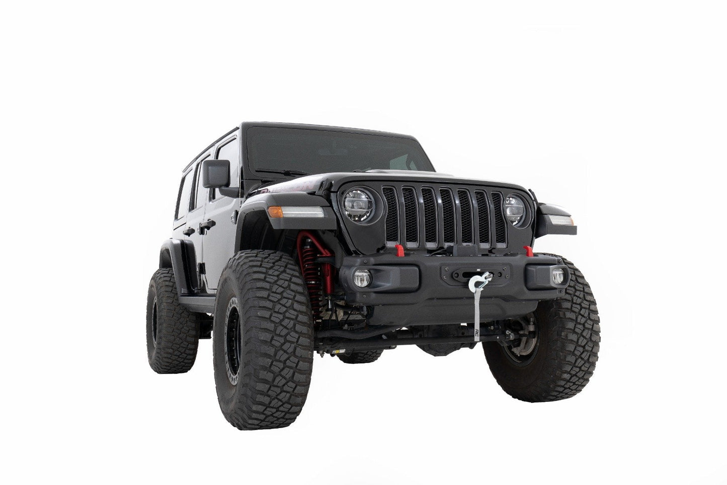 Rough Country 10652 Winch Mounting Plate | Modular Steel OE Bumper | Jeep Gladiator JT/Wrangler JL (18-25)