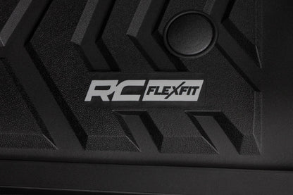 Rough Country FF-5171 Flex-Fit Floor Mats | Front | Ford F-250/F-350 Super Duty 2WD/4WD (2017-2026)