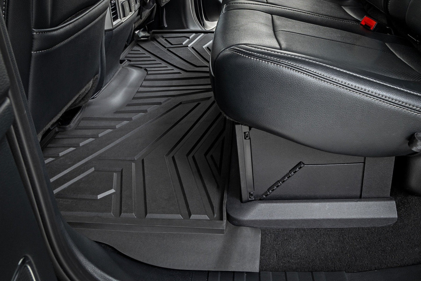 Rough Country FF-51712 Flex-Fit Floor Mats | Front and Rear | Ford F-250/F-350 Super Duty (17-26)