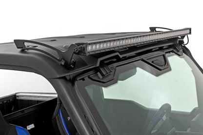 Rough Country 93192 50" Single Row Light Mount | Front | Black Series | Polaris XPEDITION ADV 5