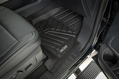 Rough Country FF-5171 Flex-Fit Floor Mats | Front | Ford F-250/F-350 Super Duty 2WD/4WD (2017-2026)