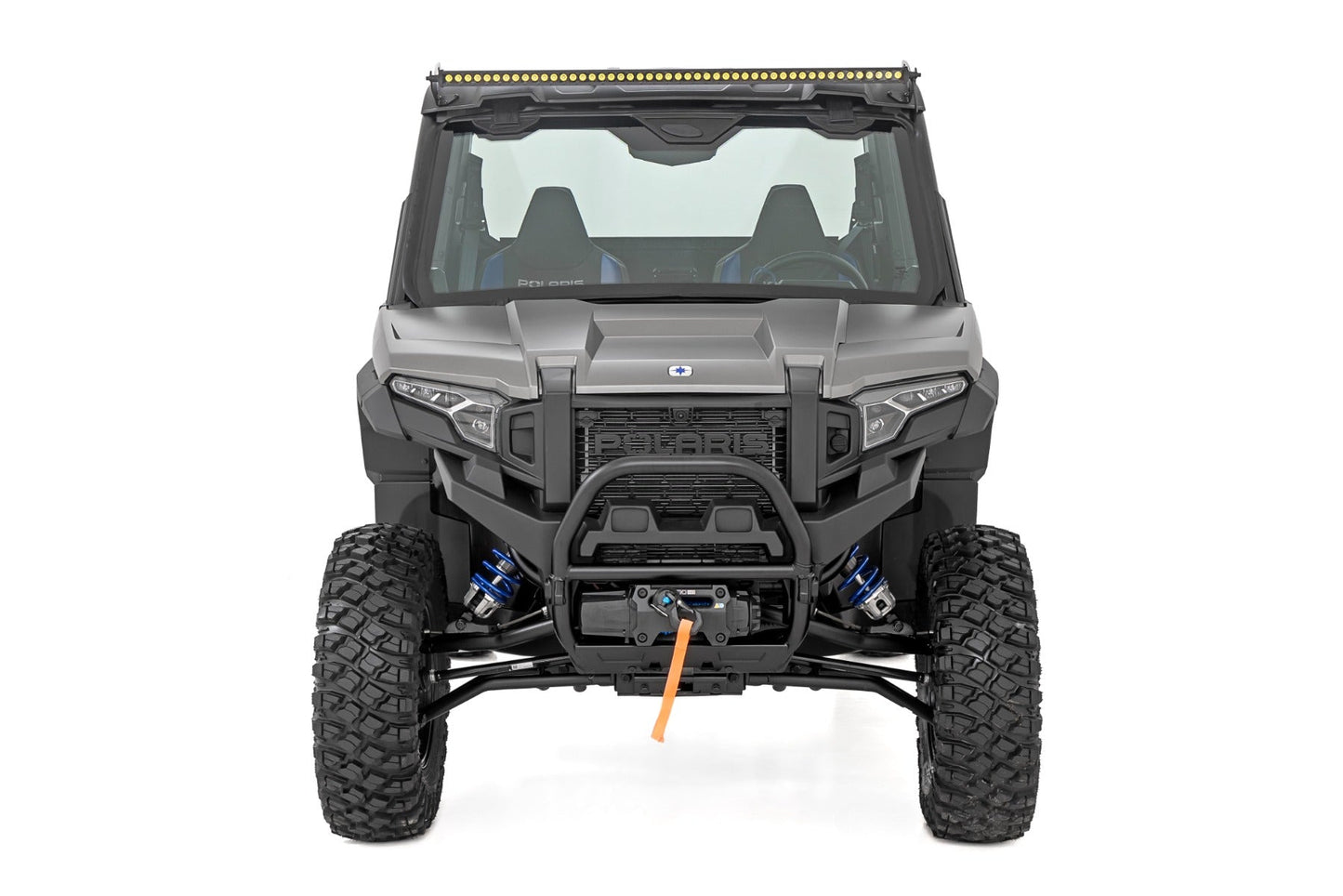 Rough Country 93192 50" Single Row Light Mount | Front | Black Series | Polaris XPEDITION ADV 5