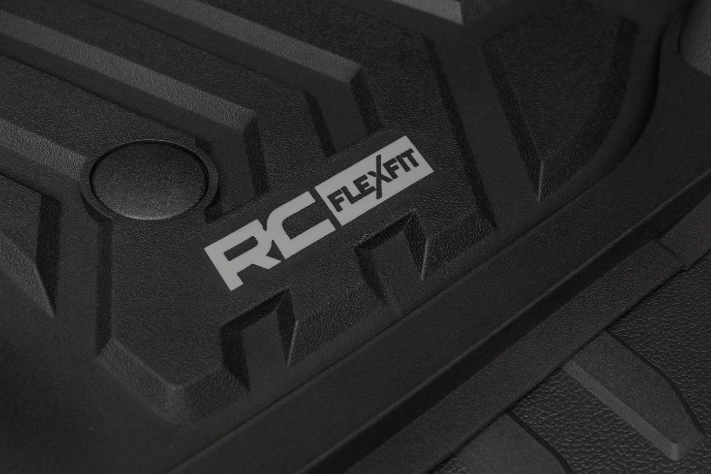Rough Country FF-5171 Flex-Fit Floor Mats | Front | Ford F-250/F-350 Super Duty 2WD/4WD (2017-2026)