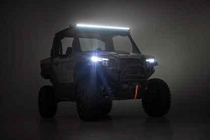 Rough Country 93193 50" Single Row Light Mount | Front | Spectrum | Polaris XPEDITION XP 5