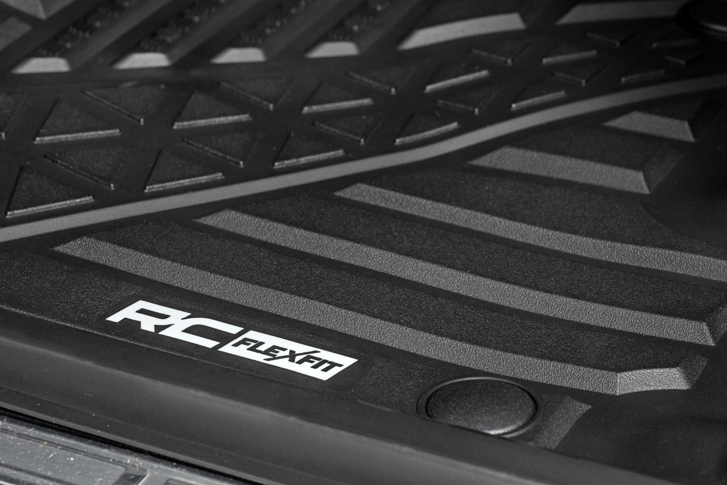 Rough Country FF-3142 Flex-Fit Floor Mats | Front | Crew | Ram 1500 (19-24)/1500 TRX (21-24)