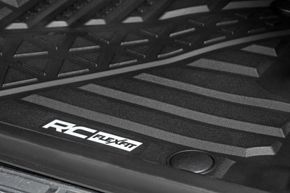 Rough Country FF-3142 Flex-Fit Floor Mats | Front | Crew | Ram 1500 (19-24)/1500 TRX (21-24)