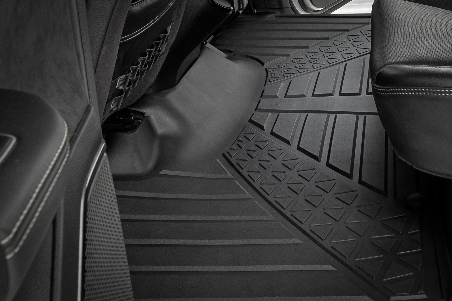 Rough Country FF-31422 Flex-Fit Floor Mats | FR & RR | Crew | Ram 1500 (19-24)/1500 TRX (21-24)