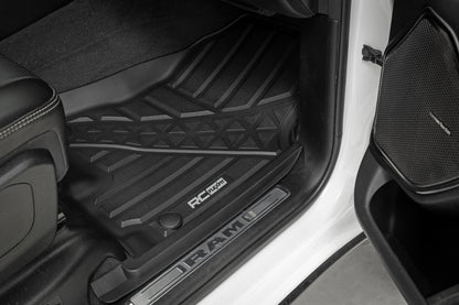 Rough Country FF-31422 Flex-Fit Floor Mats | FR & RR | Crew | Ram 1500 (19-24)/1500 TRX (21-24)
