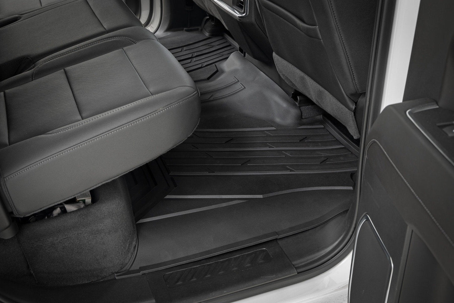 Rough Country FF-21612 Flex-Fit Floor Mats | FR & RR | FR Bucket | Crew | Chevy/GMC 1500/2500HD/3500HD (19-26 & Classic)