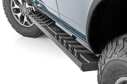 Rough Country 41007A BA2 Running Boards | Side Step Bars | 4-Door | Ford Bronco 4WD (2021-2025)