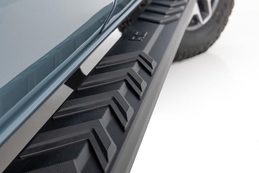 Rough Country 41007A BA2 Running Boards | Side Step Bars | 4-Door | Ford Bronco 4WD (2021-2025)