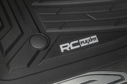 Rough Country FF-2161 Flex-Fit Floor Mats | Front | Bucket | Chevy/GMC 1500/2500HD/3500HD (19-26 & Classic)