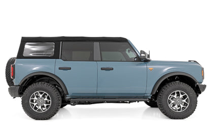 Rough Country 41007A BA2 Running Boards | Side Step Bars | 4-Door | Ford Bronco 4WD (2021-2025)