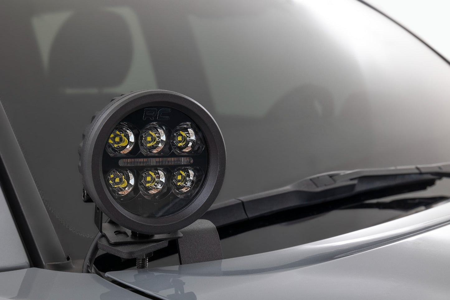 Rough Country 71084 LED Light Kit | Ditch Mount |  3" OSRAM | Wide | Toyota Tacoma 2WD/4WD (16-23)