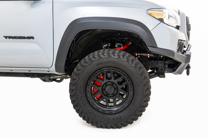 Rough Country 74201ARED Red Forged Upper Control Arms | 3.5" Of Lift | Toyota 4Runner (10-24)/Tacoma (05-23)