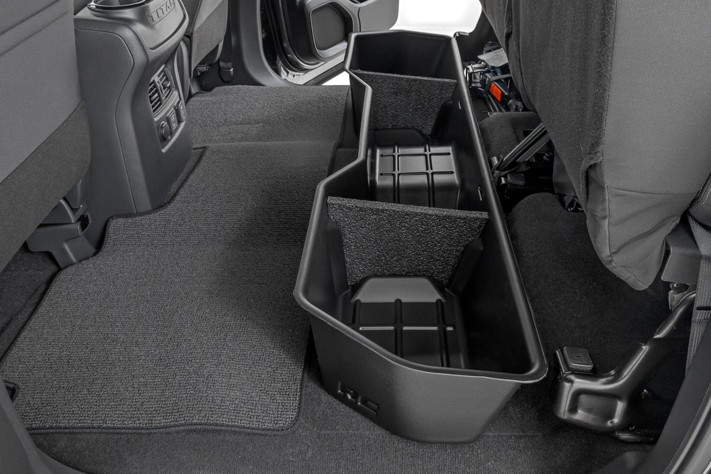 Rough Country RC09705 Under Seat Storage | Crew Cab | Nissan Titan 2WD/4WD (2004-2024)