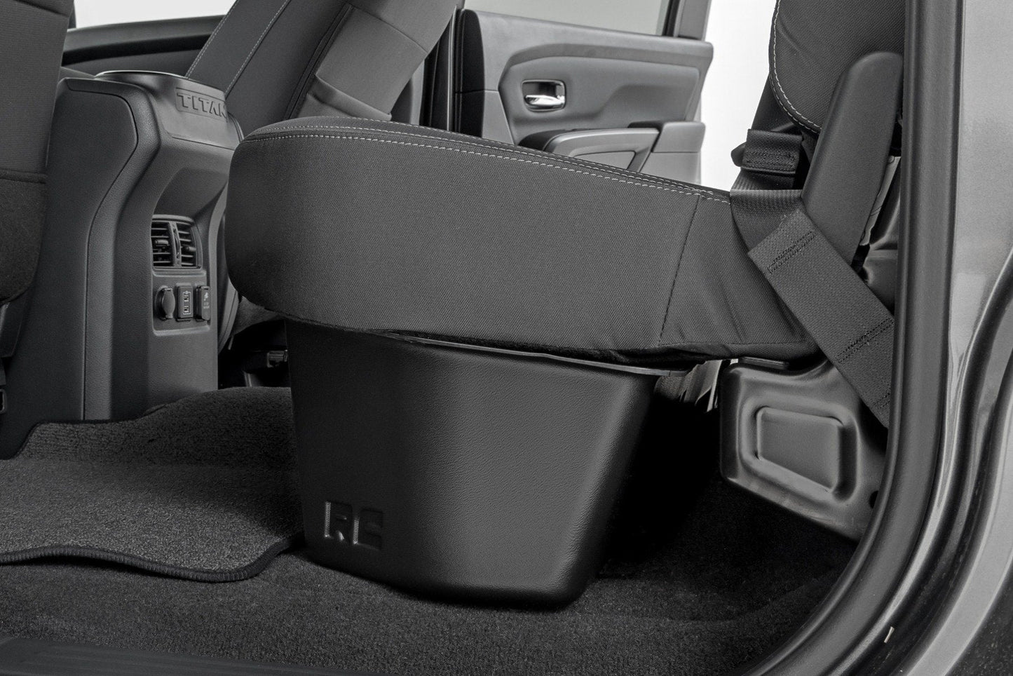 Rough Country RC09705 Under Seat Storage | Crew Cab | Nissan Titan 2WD/4WD (2004-2024)