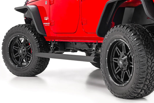 Rough Country PSR610330 Power Running Boards | Dual Electric Motor | 4 Door | Jeep Wrangler Unlimited (07-18)