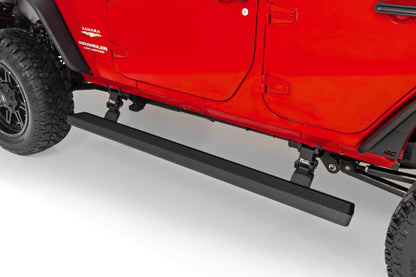 Rough Country PSR610330 Power Running Boards | Dual Electric Motor | 4 Door | Jeep Wrangler Unlimited (07-18)