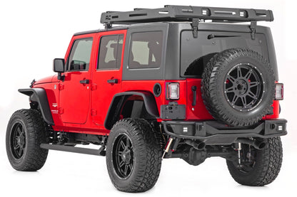 Rough Country PSR610330 Power Running Boards | Dual Electric Motor | 4 Door | Jeep Wrangler Unlimited (07-18)