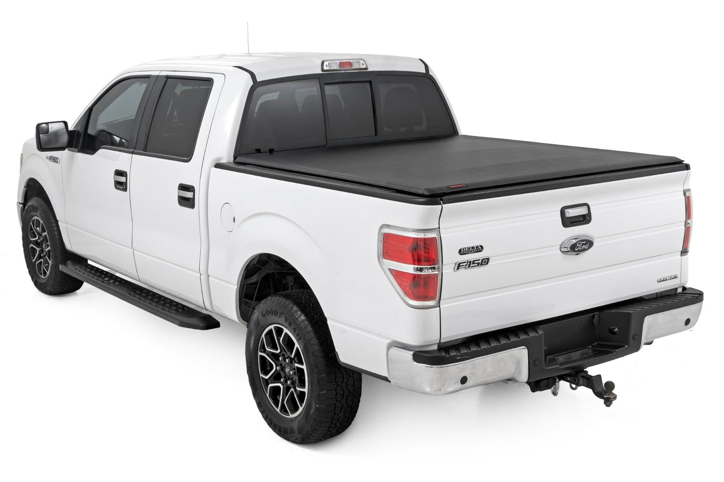 Rough Country 42509550 Soft Roll Up Bed Cover | 5'7" Bed | Ford F-150 2WD/4WD (2004-2014)