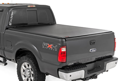 Rough Country 42599650 Soft Roll Up Bed Cover | 6'10" Bed | Ford F-250/F-350 Super Duty (99-16)