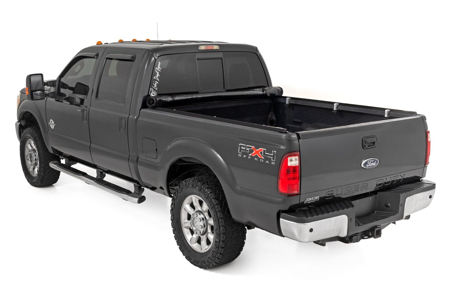 Rough Country 42599650 Soft Roll Up Bed Cover | 6'10" Bed | Ford F-250/F-350 Super Duty (99-16)