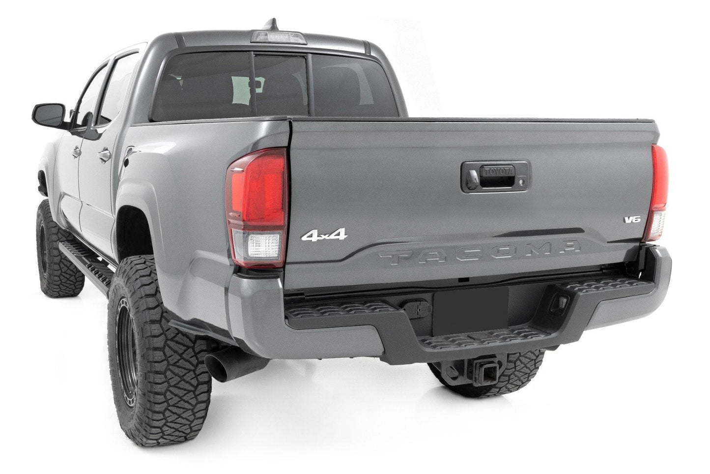 Rough Country 41009 BA2 Running Boards | Side Step Bars | Double Cab | Toyota Tacoma (05-23)