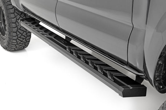 Rough Country 41009 BA2 Running Boards | Side Step Bars | Double Cab | Toyota Tacoma (05-23)