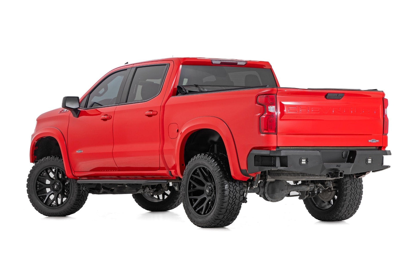 Rough Country 14009 OV2 Running Boards | Side Step Bars | Crew Cab | Chevy/GMC 1500/2500HD (19-26 & Refresh)