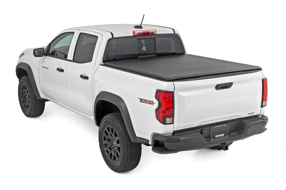 Rough Country 42120500 Soft Roll Up Bed Cover | 5' Bed | Chevy/GMC Canyon/Colorado 2WD/4WD (15-26)