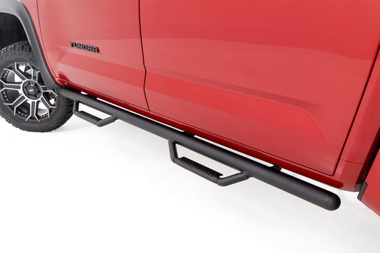 Rough Country 72002B Nerf Steps | Cab Length | Crew Max | Toyota Tundra 2WD/4WD (2022-2025)