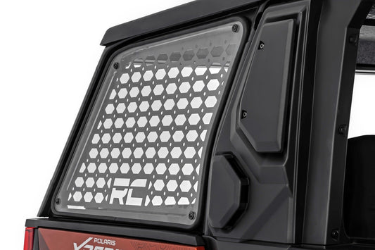 Rough Country 93196 Bed Side Rear Windows | Scratch Resistant | Polaris XPEDITION ADV 5