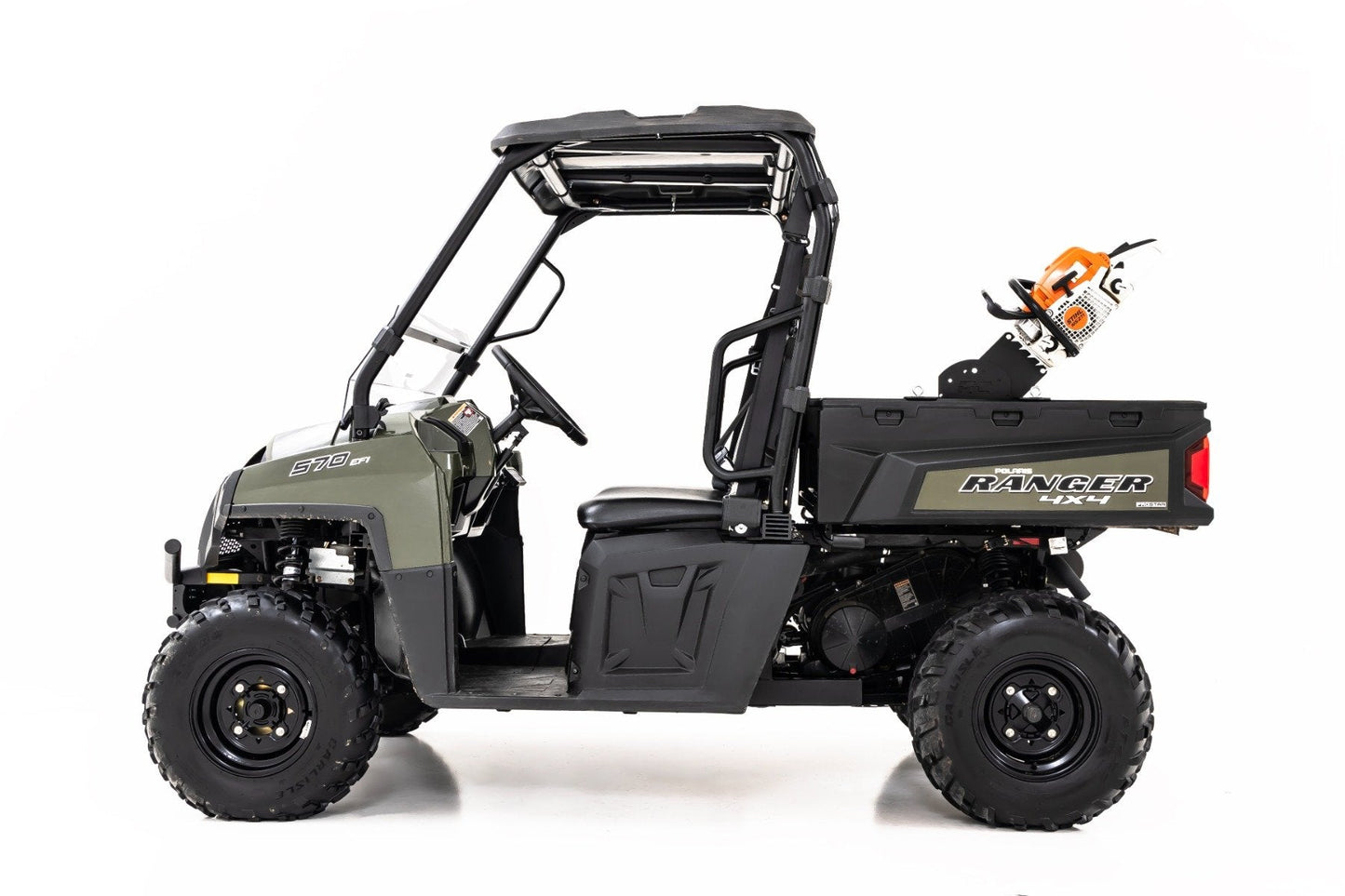 Rough Country 93195 Chainsaw Carrier | Bed Side Mount | Multiple Makes & Models (Polaris/Can-Am)